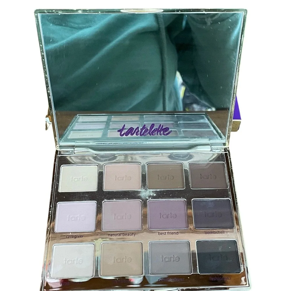 Tarte Tartelette Amazonian Clay Matte Eyeshadow Palette 12 Shade Neutral NIB USA